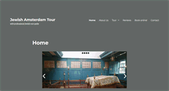 Desktop Screenshot of jewishamsterdamtour.com