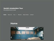 Tablet Screenshot of jewishamsterdamtour.com